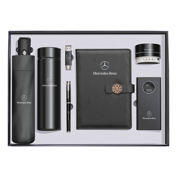 Custom Logo Luxury Promotional Business Gift Set Notebook Pen Vacuum Bottle for VIP Clients