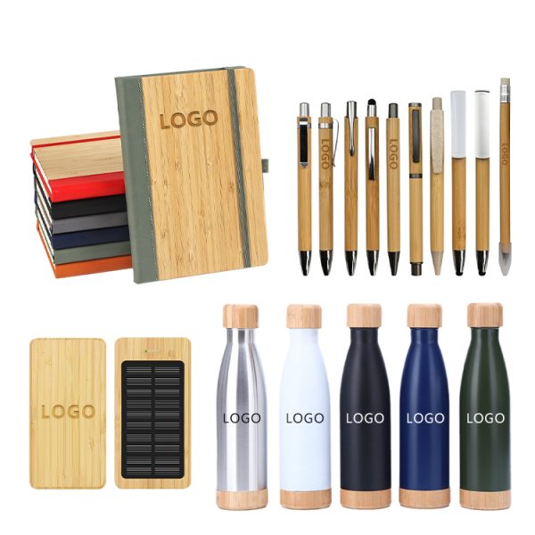 Eco-Friendly Bamboo Product Custom Gift Box Custom Printable Logo Free Engraving corporate gift set - Image 3