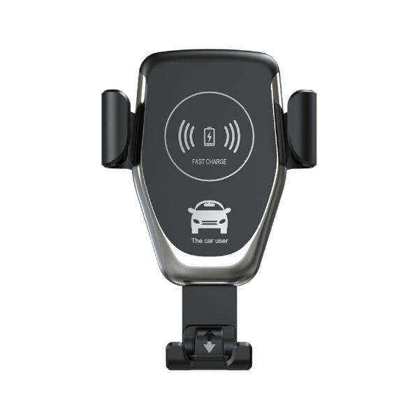 10W Car Wireless Charges Automatic Car Phone Holder fo4-6.4inch Mobile Device Fast Charging Station, Black - Image 3