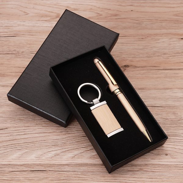 Services office Custom Made Logo Name Cardholder Key Chain Ballpoint Pen corporate promotional business gift sets - Image 7