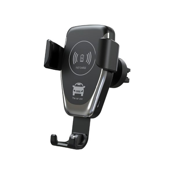 10W Car Wireless Charges Automatic Car Phone Holder fo4-6.4inch Mobile Device Fast Charging Station, Black - Image 4