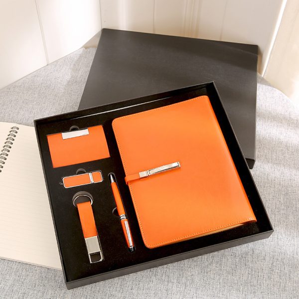 Customized Business Gift Set Corporate Gifts, USB Flash Drive And Notebook Gift Box Set