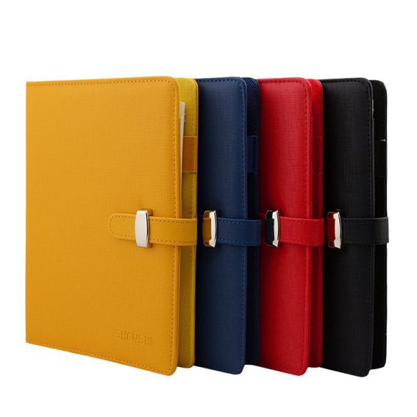 Business Planner Loose Leaf Notebook A5 Leather Creative Agenda - Image 6