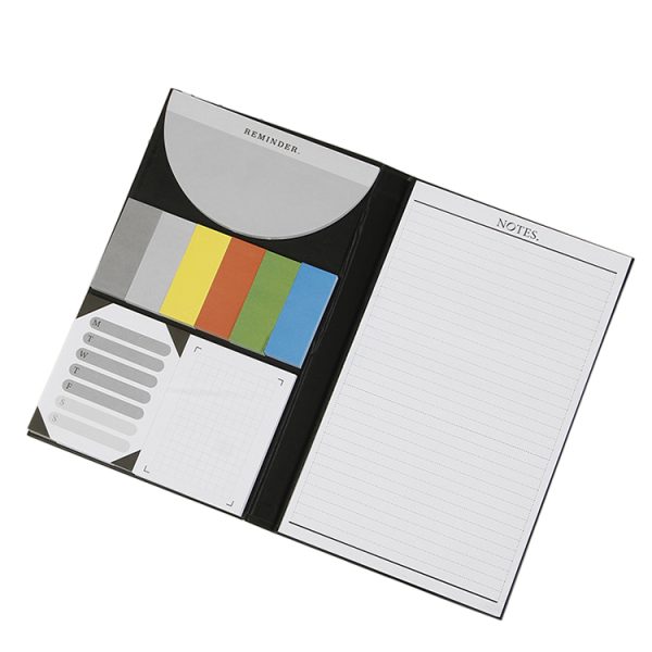 Office Stationary Set Hard Cover Paper Note Pad Tear Off Desktop Post Notes It Sticky Notes Notepad Book with Index Cards - Image 6