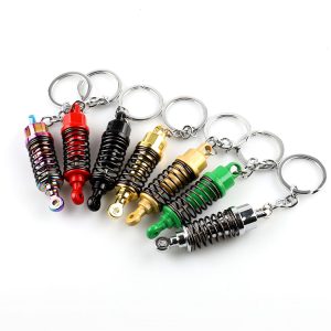 Creative Hot Auto Part Model Coilover Shock Absorber Keychain Keyring Key Chain Ring Keyfob