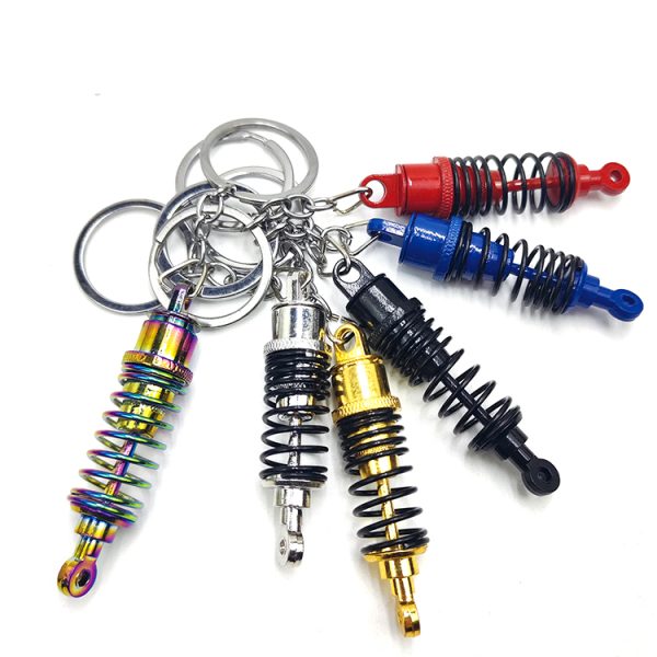 Creative Hot Auto Part Model Coilover Shock Absorber Keychain Keyring Key Chain Ring Keyfob - Image 2