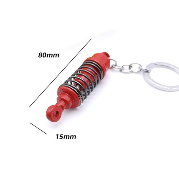 Creative Hot Auto Part Model Coilover Shock Absorber Keychain Keyring Key Chain Ring Keyfob - Image 3