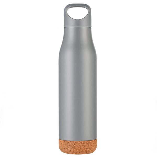 500ML Gym Wholesale cola shape Double Wall vacuum flask sports water bottle With wooden bottom - Image 5