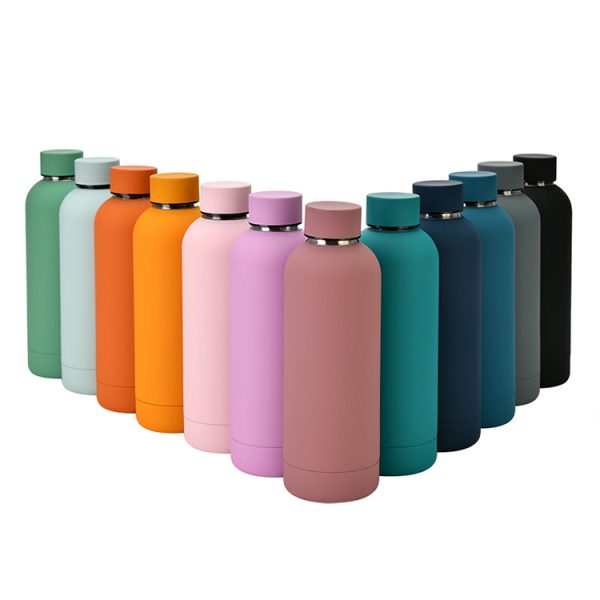 350ml 500ml 750ml Finishing Insulated water bottle Double Wall Small Mouth Stainless Steel Sport Flask Water Bottle