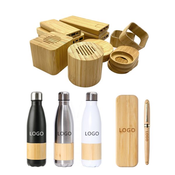 Luxury Gift Set Eco-Friendly Bamboo Wooden Custom Gift Boxs Sets - Image 5