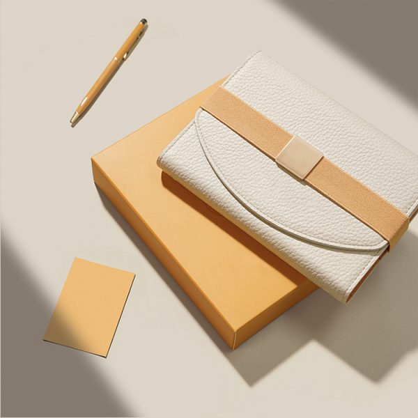 High Quality Customized A5 A6 A7 Notebook Gift Set Pu Leather Diary Planner Notebook With Pen - Image 4