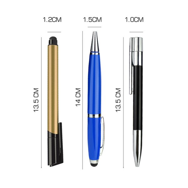 Wholesales Metal Pen Shape Custom Logo 1GB 2GB 4GB 8GB Pendrive Flash Drive Gadgets Electronic - Image 4