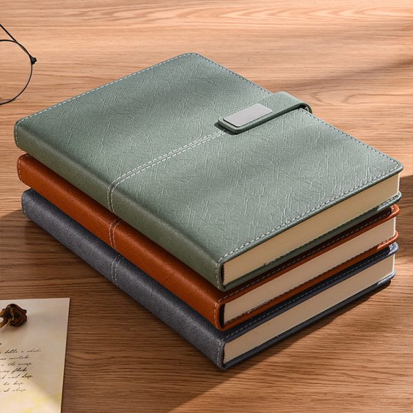 A5 hardcover custom spliced leather vintage exquisite cover diary notebook