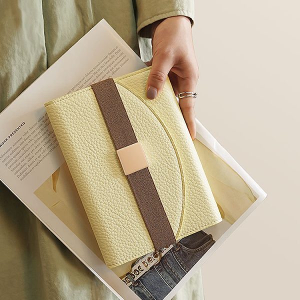 High Quality Customized A5 A6 A7 Notebook Gift Set Pu Leather Diary Planner Notebook With Pen - Image 5