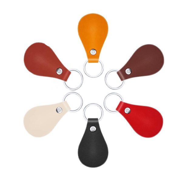 Wholesale blank DIY souvenirs PU leather keychain for car key - Image 3