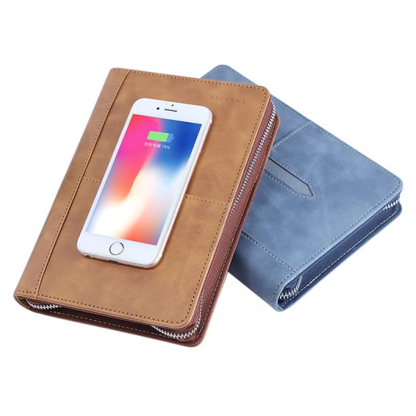 Custom Business Power Bank Diary Notebook Planner Calculator Office Powerbank with Logo - Image 2