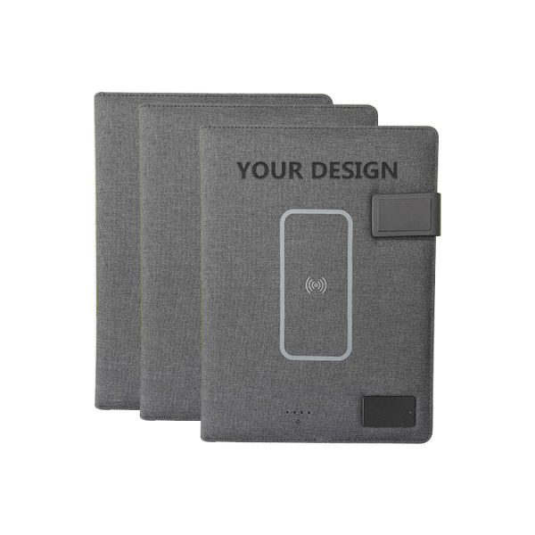 Corporate Gifts with Logo Smart Diary with Power Bank Wireless Charger Planner Digital Notebook