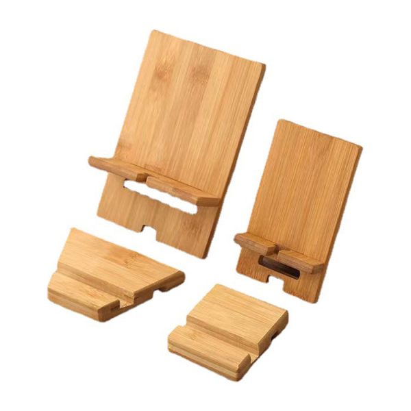 Customizable Logo Wooden Phone Holder Multi Functional Portable Holder Advertising Promotional Gift Phone Holder - Image 2