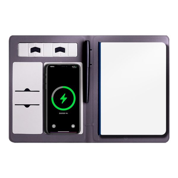 Custom Logo Popular Innovative Products Travel Notebook With Power BanItems Wireless charging - Image 2