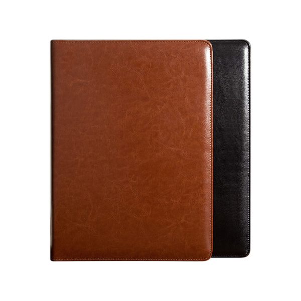 Wholesale Logo Multifunctional Portable Notebook Document Folder Calculator A4 Leather Portfolio Folder office business gift set - Image 4