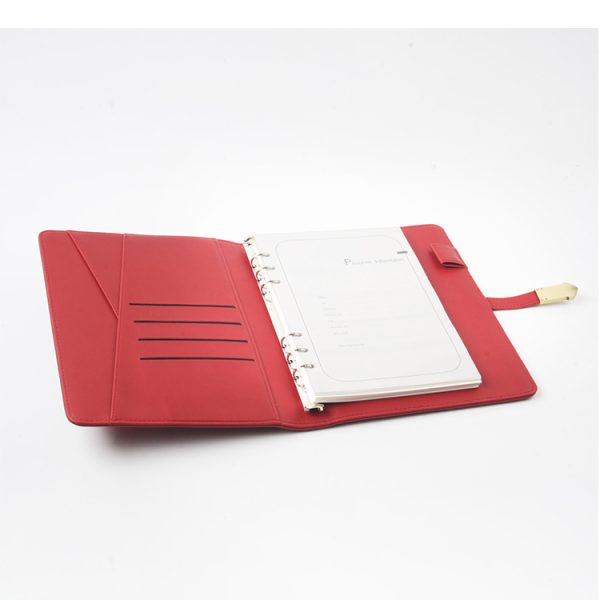 Custom Logo Planner Notebook From Loose-leaf Notebook With 2G 4G 8G 16G Usb Gift Packing - Image 4