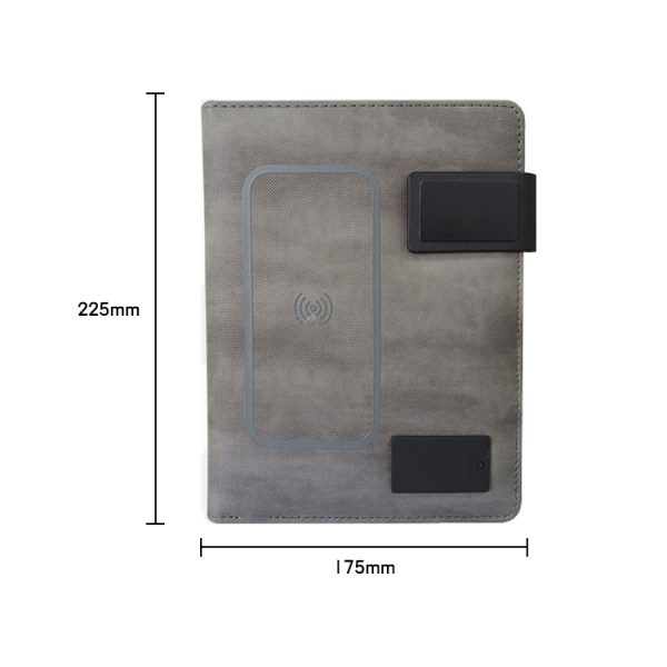Corporate Gifts with Logo Smart Diary with Power Bank Wireless Charger Planner Digital Notebook - Image 5