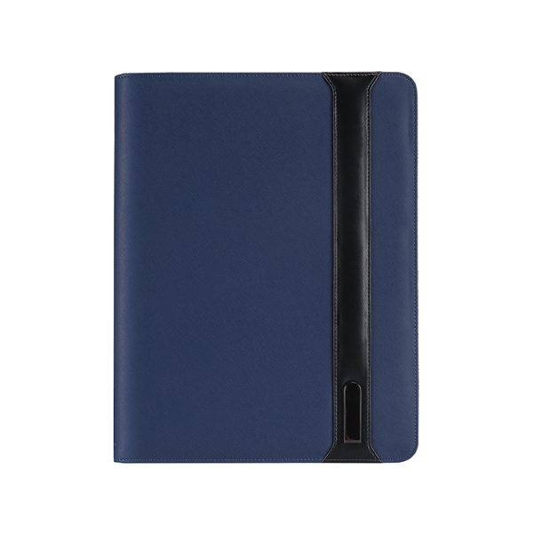 Custom Multi-Purpose Folder Wireless Charging Notebook with Calculator A4 Business Power Binder Manager Clip - Image 5