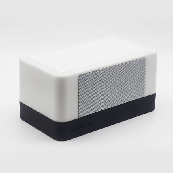 Hot Product Mini Alarm Clocks Portable Wireless Speaker With Color Changing Light Led - Image 5