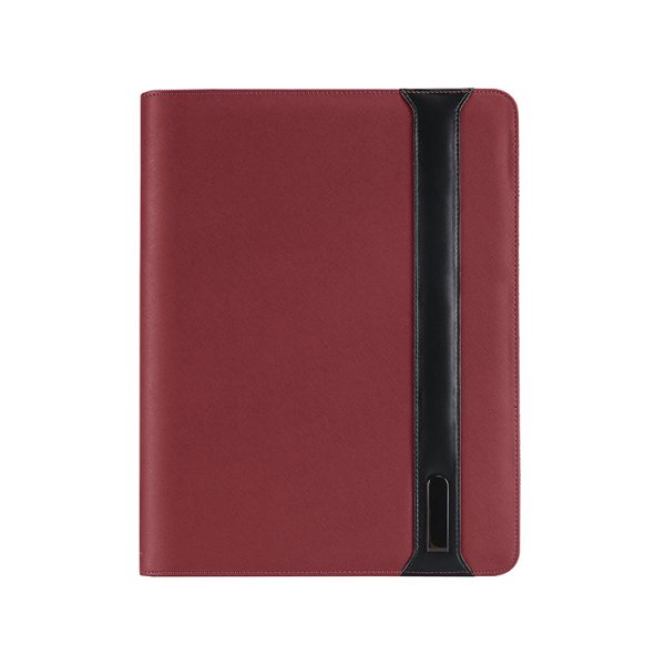 Custom Multi-Purpose Folder Wireless Charging Notebook with Calculator A4 Business Power Binder Manager Clip - Image 6