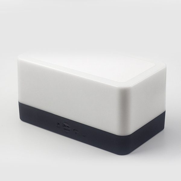 Hot Product Mini Alarm Clocks Portable Wireless Speaker With Color Changing Light Led - Image 6