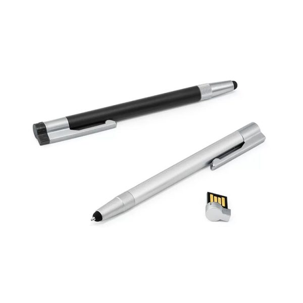 Custom Promo Pen Shape USB Flash Drives 16GB 32GB 64GB 128GB Pendrive USB Gifts Metal USB Flash Memory - Image 3