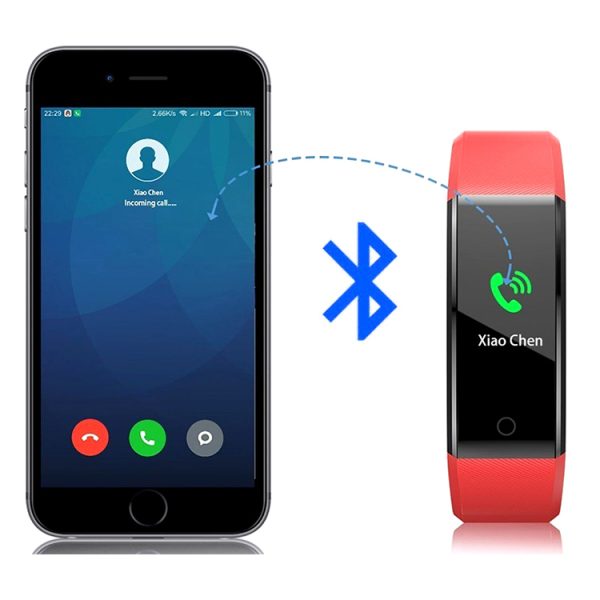 Custom Logo Color Screen Smart Band Heart Rate Fitness Activity Tracker Smart Bracelet Wristband Watch Band - Image 2