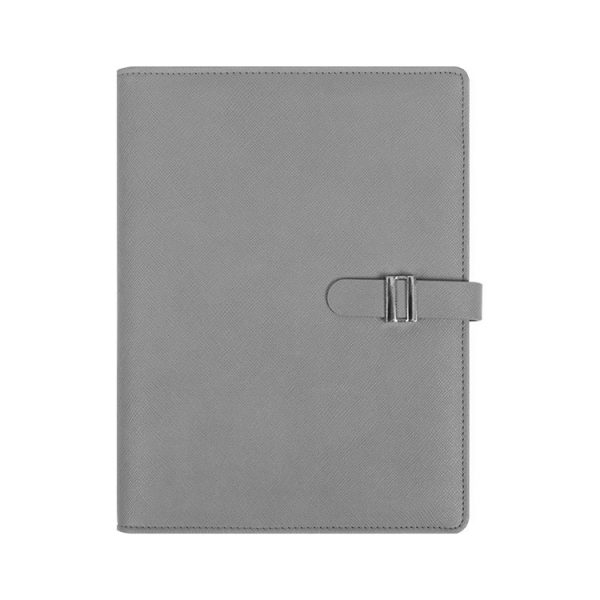 Premium Custom Logo Notebook A5 PU leather hardcover notepad journal notebook metal buckle - Image 3