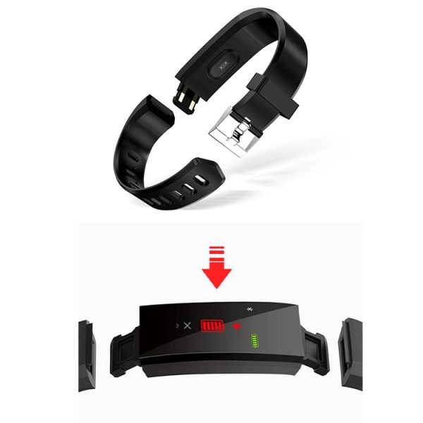 Custom Logo Color Screen Smart Band Heart Rate Fitness Activity Tracker Smart Bracelet Wristband Watch Band - Image 3