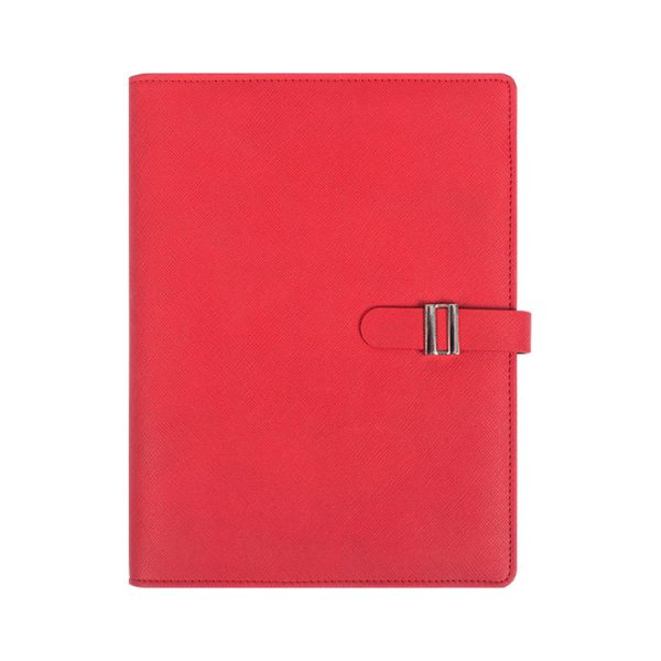 Premium Custom Logo Notebook A5 PU leather hardcover notepad journal notebook metal buckle - Image 4