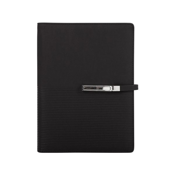 A5 Notebook Custom Logo Pu Leather Organizer Diary 6 Rings Agenda with Magnetic Closure - Image 7