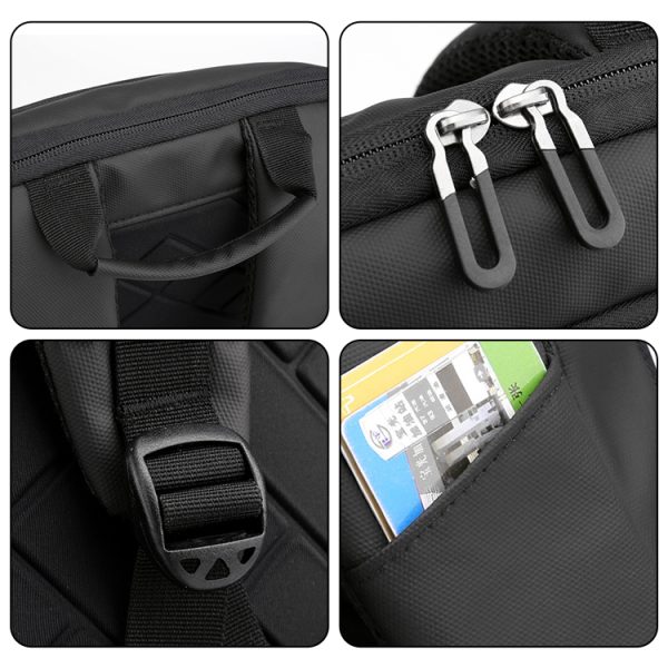 Custom Design Computer Bag Casual Custom Logo Backpack Business Male Private Travel Simple Student Backpack - Image 2