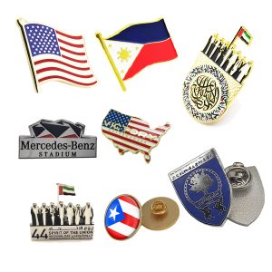 Custom Metal Lapel Pins Hard Enamel for Corporate & Event Exhibition Alloy Prayer for Lapel Pin Brass Zinc Casting Technique