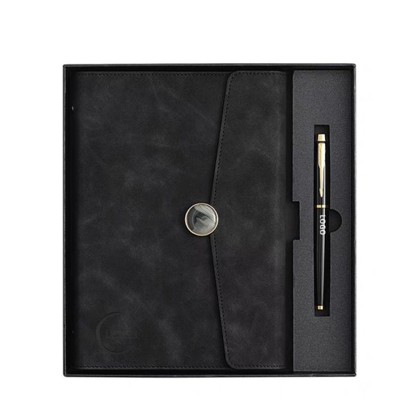 YY Customizable A5 Diary Notepad Notebook Small Compact PU Leather Resume Portfolio Folder for Passport Case Gift Business Tool - Image 6
