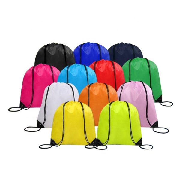 Custom Designed Promotional Sport Drawstring Backpacks Personalized Polyester Backpack Sublimation Printing for Sports Events - Image 2