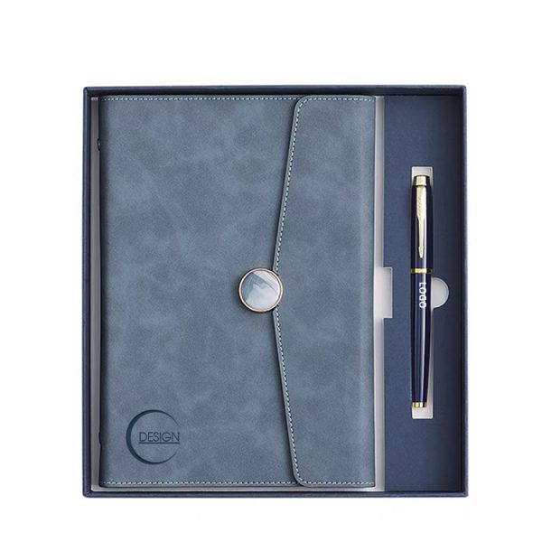 YY Customizable A5 Diary Notepad Notebook Small Compact PU Leather Resume Portfolio Folder for Passport Case Gift Business Tool - Image 4
