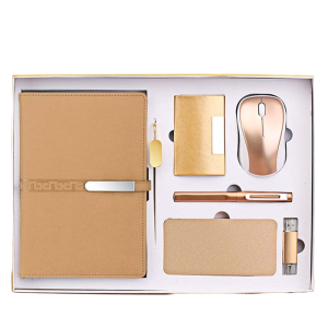 Premium Corporate Custom Logo Cup and Notebook Gift Set for Thanksgiving Graduation or Back to School for Christmas Promotions