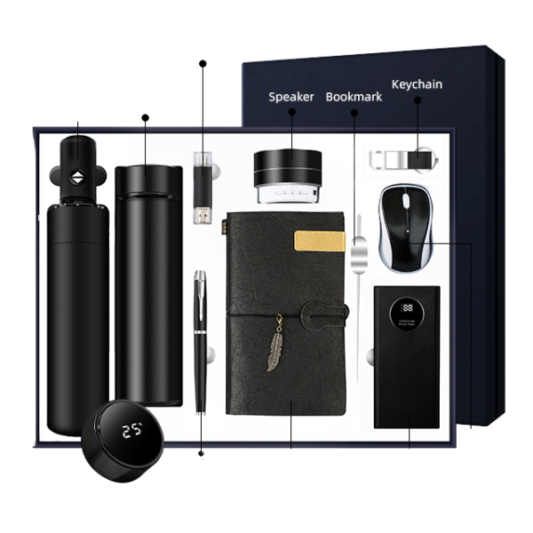 High-End Corporate Luxury Gift Set for Graduations Notebook Vacuum Flask Speaker Note Book for Travel Agencies New Year - Image 3