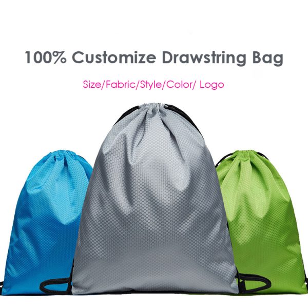 Custom Designed Promotional Sport Drawstring Backpacks Personalized Polyester Backpack Sublimation Printing for Sports Events - Image 3