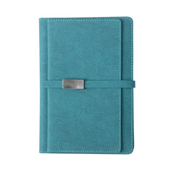 Custom A5 Pocket Office Diary Notepad Multifunction Business Journal Notebook Leather Cover Metal Buckle Promotions - Image 5
